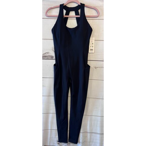 Harmony Balance NWT Size SM One Piece Long Work Out Outfit Black - Picture 1 of 6